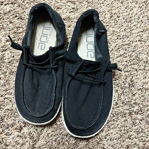 Hey Dude Black Slip-On Shoes